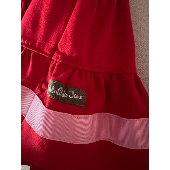 Matilda Jane Dress Size 2 Red Pullover Sleeveless Layering 2 sets available mult - Picture 5 of 6
